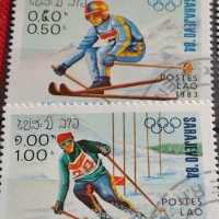 Пощенски марки серия Олимпиада Сараево 84г. Поща Лао редки за КОЛЕКЦИЯ 37325, снимка 4 - Филателия - 40387897