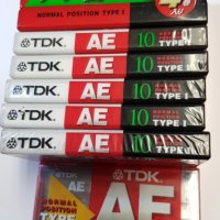 SONY HF + TDK AE японски аудиокасети, снимка 2 - Аудио касети - 40609269