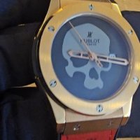 Мъжки луксозен часовник Hublot Skull Bang, снимка 3 - Мъжки - 41592923