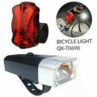 LED фенер и задна светлина за велосипед QX-T0698, снимка 1 - Аксесоари за велосипеди - 44193216