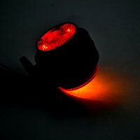 1бр. Лед LED рогчета светлини габарити червено-оранжево 24V, снимка 4 - Аксесоари и консумативи - 35958305