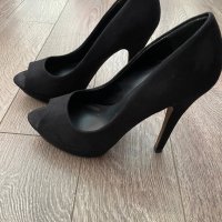 Дамски обувки MANGO Манго 36 номер черни, снимка 4 - Дамски обувки на ток - 41595789