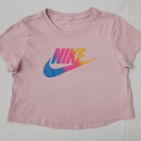 Nike Sportswear Logo Cropped Tee оригинална тениска ръст 137-146см, снимка 1 - Детски тениски и потници - 41803566