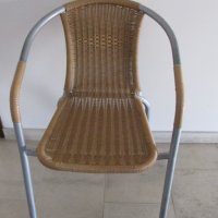 Плетени ратанови столове, снимка 3 - Столове - 40118378