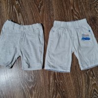 Сиви къси панталони OKAIDI 98см-5лв.+подарък още едни, снимка 1 - Детски къси панталони - 41938475