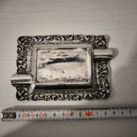 посребрен пепелник , снимка 7 - Антикварни и старинни предмети - 44226573