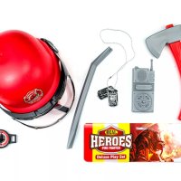 ✨Детски комплект пожарникарска каска с шлем и принадлежности   , снимка 4 - Други - 44376213