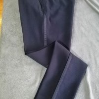 Тъмно син панталон с кант , снимка 1 - Панталони - 36005180