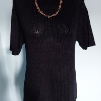 Мекичка дизайнерска блуза тип туника с къс ръкав "Michelle"® / голям размер , снимка 1 - Туники - 35850326