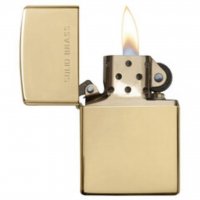 Запалка Zippo High Polish Solid Brass, снимка 3 - Подаръци за жени - 39896726