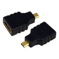 Адаптер  HDMI F - HDMI Micro M, Logilink SS301112, снимка 1 - Друга електроника - 39319313