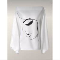 Уникален бял топ Бохемия  , снимка 4 - Блузи с дълъг ръкав и пуловери - 40610385