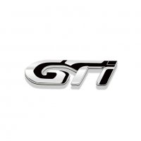 GTI емблема Silver - Black, снимка 1 - Аксесоари и консумативи - 35723972
