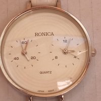 Японски часовник с 2 времена,  Дамски  Роника Нов, снимка 1 - Дамски - 41020903