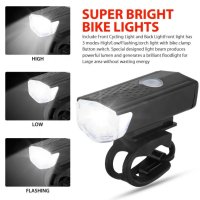 Водоустойчив презареждащ комплект LED фар и стоп за велосипед и др., снимка 2 - Аксесоари за велосипеди - 41368402