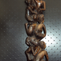 Африканско изкуство- Дървото на живота, снимка 1 - Антикварни и старинни предмети - 36182378