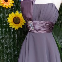 официална бална абитуриентска рокля в  металик, снимка 4 - Рокли - 30255908