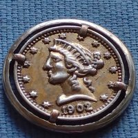 Много красив медальон имитация на римска монета 38824, снимка 1 - Нумизматика и бонистика - 42609645