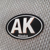 магнит от Аляска, снимка 1 - Колекции - 42335574