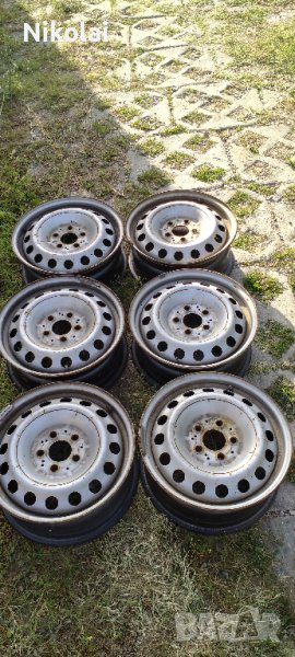 6бр джанти за микробус Мерцедес 6,5J R16 5x112 ET60 с отвор 66,5мм, снимка 1