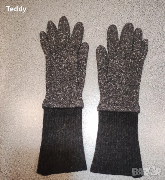 Стилни дълги вълнени ръкавици (Италия), снимка 1