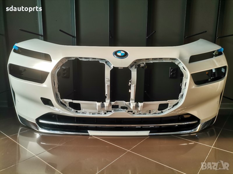 Предна Броня BMW 7 i7 G70 Basis БМВ 7 и7 Г70 Базов Хром Комплект - А45, снимка 1