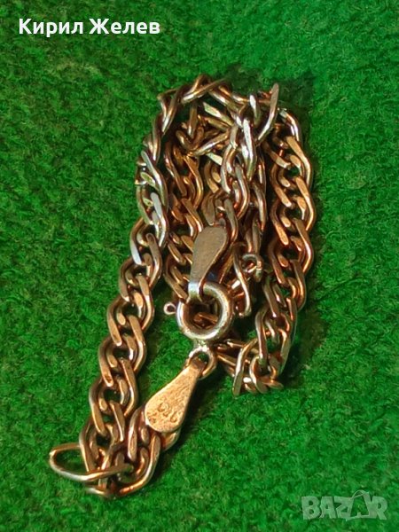 КРАСИВА СРЕБЪРНА ГРИВНА СРЕБРО 925 ЗДРАВА РЕТРО ПЛЕТКА РЪЧНА МАЙСТОРСКА ИЗРАБОТКА 38522, снимка 1