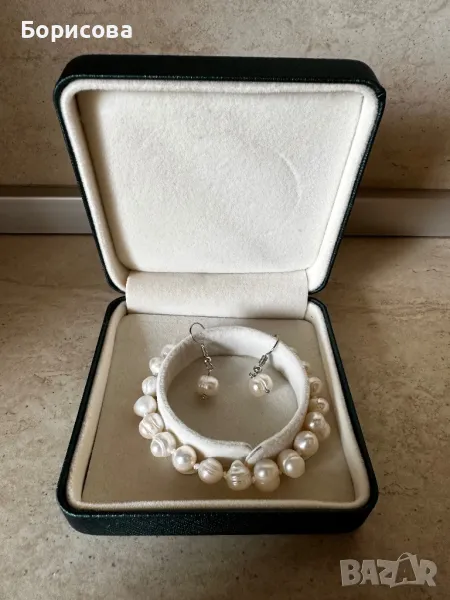 Комплект с перли, снимка 1