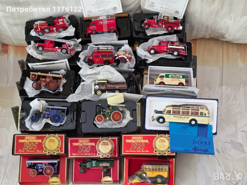 Matchbox Dinky MOY LE Models Of Yesteryear Fire Trucks Пожарни Мачбокс Ретро Модели Нови В Кутии, снимка 1