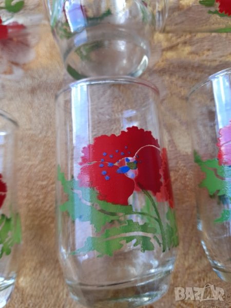 Ретро стъклени чашки , снимка 1