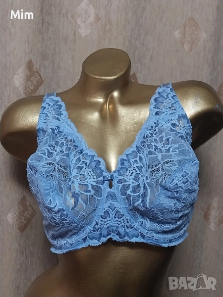  Резервирани Triumph 90 F Светло син дантелен сутиен , снимка 1