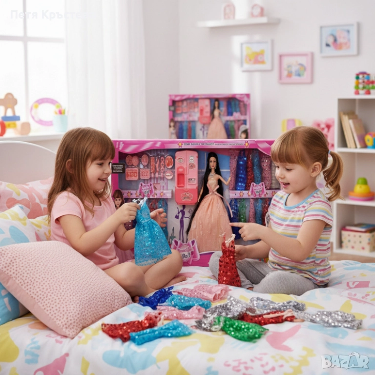 Голяма кукла с много рокли и аксесоари Beautiful Doll, снимка 1