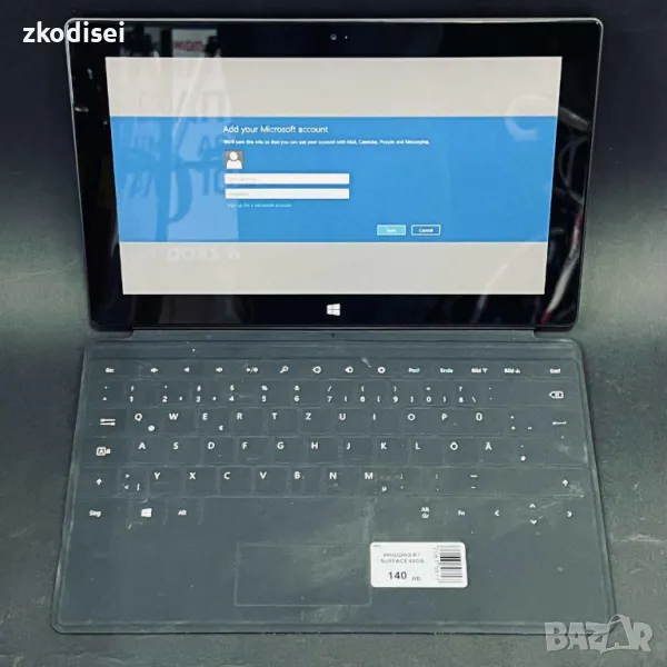 Таблет WINDOWS RT SURFACE 64GB 10,6 Инча, снимка 1
