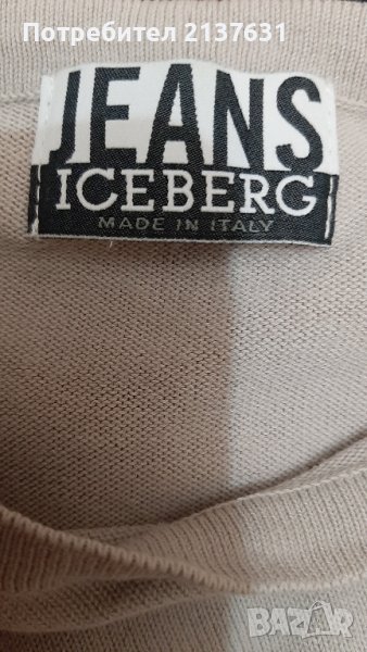 МЪЖКА италианска Фланелка JEANS  ICEBERG  - Размер L / XL , снимка 1