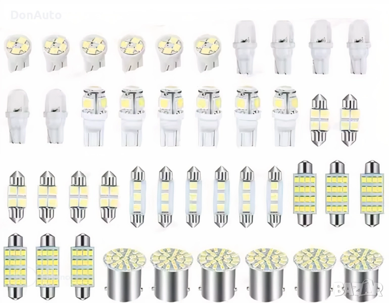 Комплект 42 броя LED крушки, снимка 1