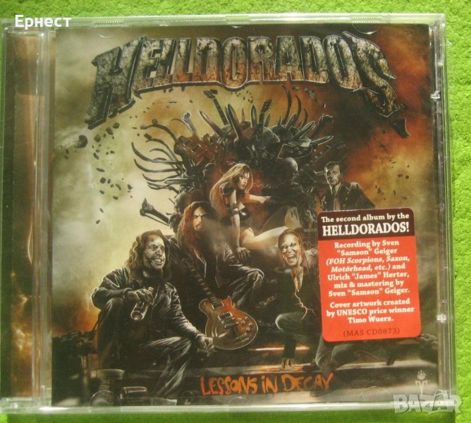 хеви метъл Helldorados – Lessons In Decay CD, снимка 1