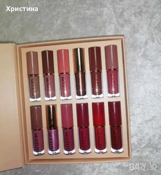 Сет от 12 течни дълготрайни матови червила HANDAIYAN, снимка 1