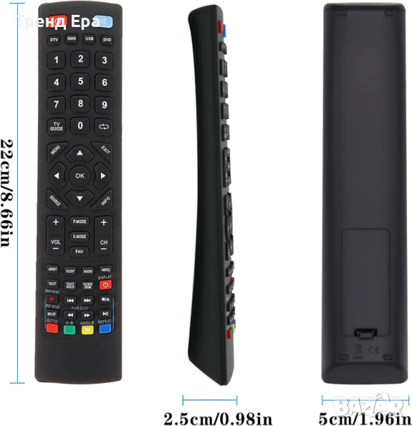 Дистанционно за телевизор Blaupunkt, снимка 1