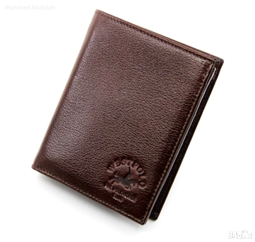 Мъжко портмоне с естествена кожа, снимка 1
