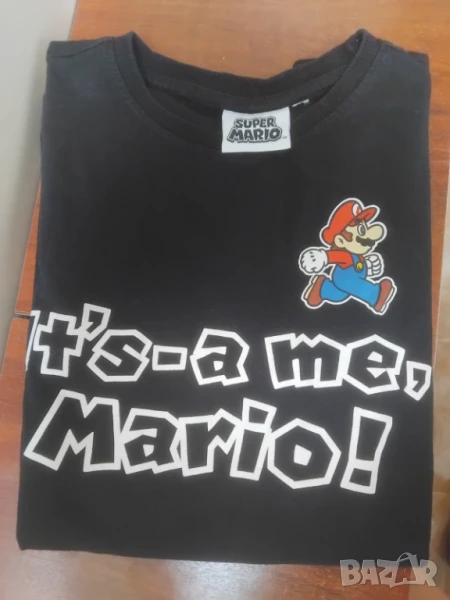 Super Mario Nintendo оригинална тениска Супер Марио, снимка 1