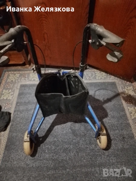 Сгъваема количка за пазаруване за възрастни хора., снимка 1
