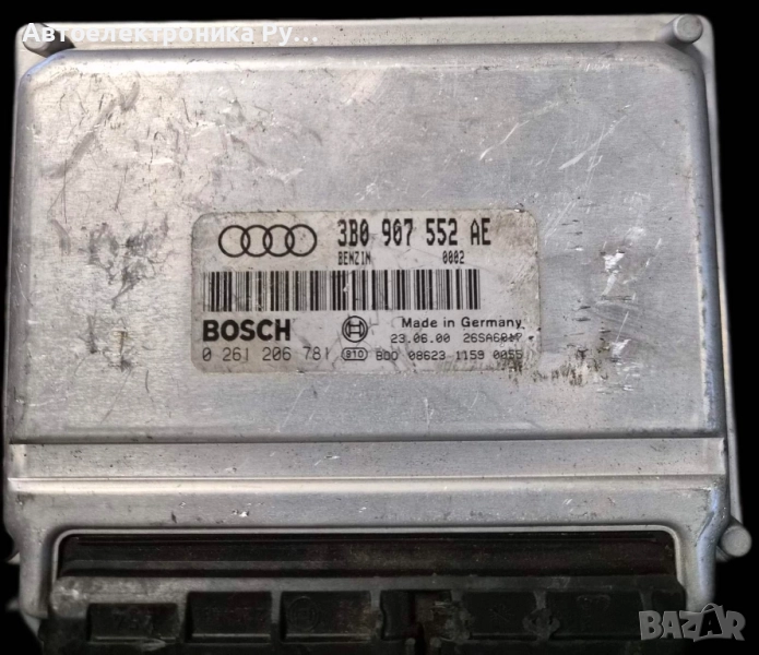компютър AUDI A6 Avant 4B5, C5 ,3B0907552AE, 0261206781, снимка 1