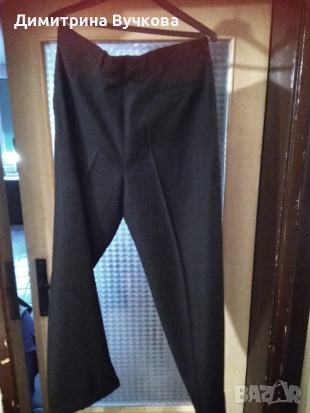 Панталон черен 100% вълна и памук  54, снимка 1