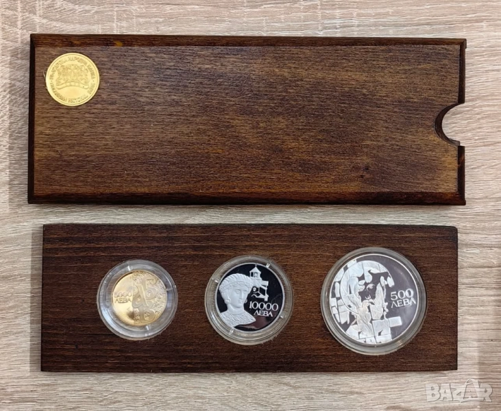 Лот 500 , 5000 и 10000 лева 1993 година в БНБ кутия, снимка 1