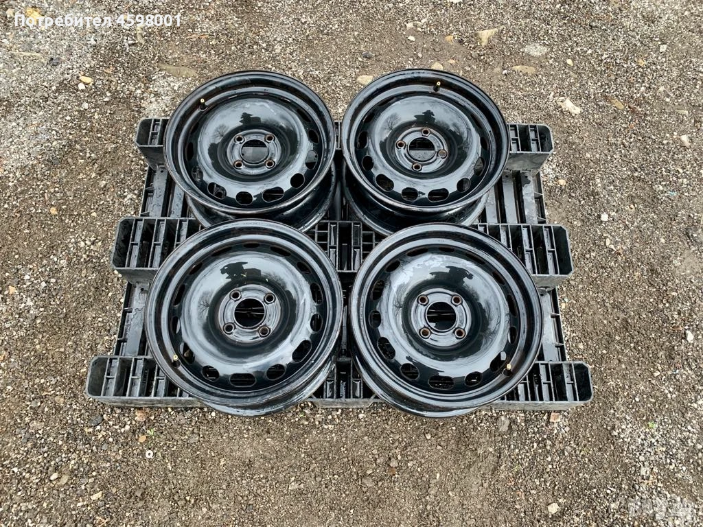 4бр.Оригинални джанти 15цола 4x108 за Citroen Berlingo,C4,Peugeot Partner,308,Opel Combo, снимка 1