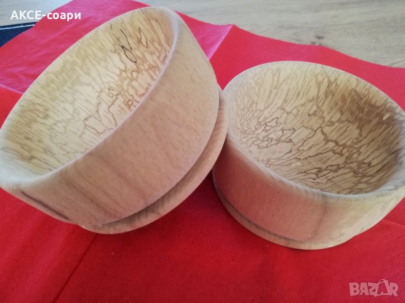 Купички за ядки от дърво, снимка 1
