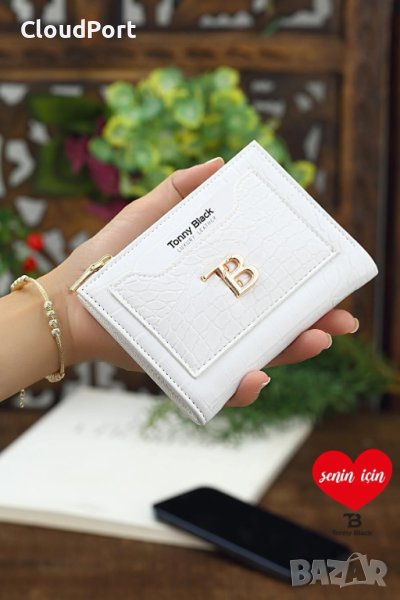 Дамски портфейл, Бял, Tonny Black, снимка 1