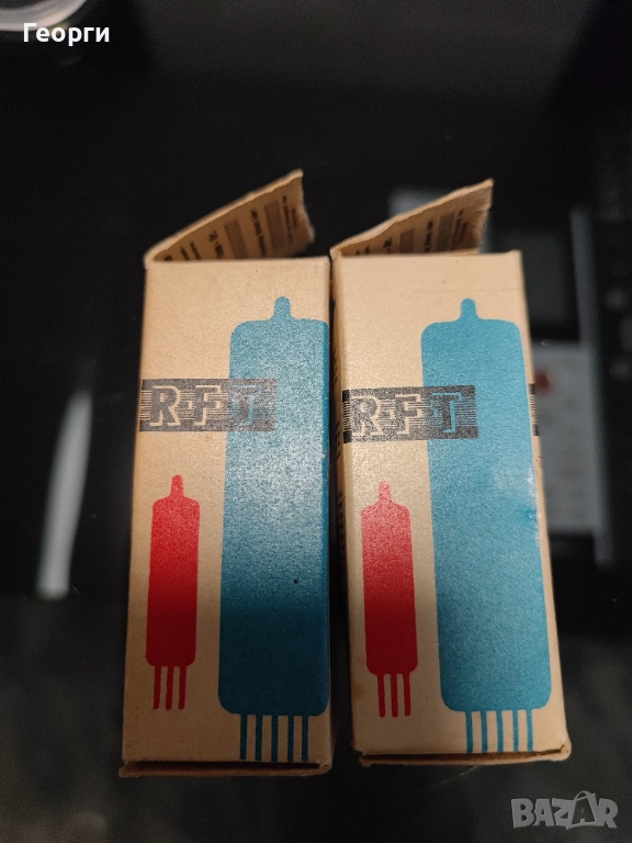 RFT ЕСС81 (12АТ7)  радиолампи за усилвател, снимка 1