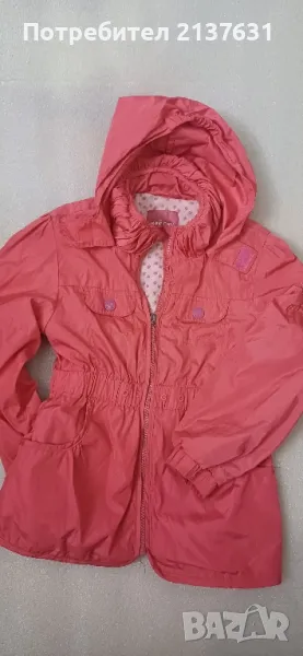 ДЕТСКО ЯКЕ с КАЧУЛКА  - ПРОЛЕТ  / ЕСЕН  - Размер 122 / 128, снимка 1