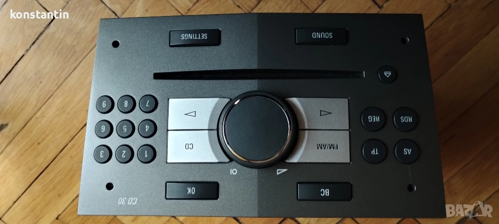 АВТОРАДИО/CD ЗА ОПЕЛ КОРСА;АСТРА;МЕРИВА 2009, снимка 1